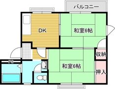 マリーハイツB棟の間取り画像
