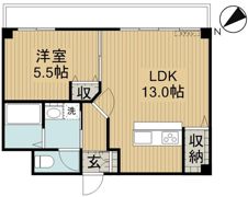 平沼開成ビルの間取り画像