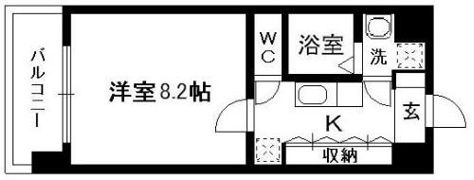 リバージュ県庁通りの間取り画像