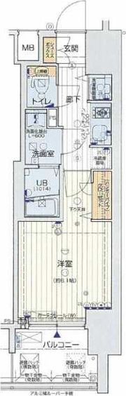 レオンコンフォート本町の間取り画像