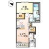 袖ヶ浦市坂戸市場 アパート新築工事の間取り画像