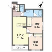 シャイン福泊の間取り画像