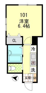 Glanz五反野の間取り画像