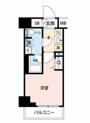 マイナビSTAYモンターニュ西横浜（GENOVIA西横浜）の間取り画像