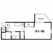 CROSS北大路の間取り画像