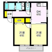 セントラルドルフA，B棟の間取り画像