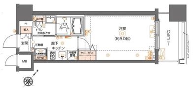 ZOOM池尻大橋の間取り画像