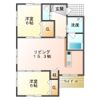 ハピネス川西の間取り画像