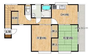高橋コーポの間取り画像