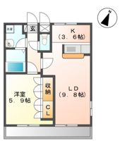 グランディールの間取り画像