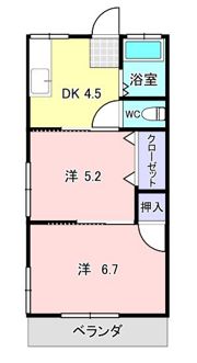 MS楠の間取り画像