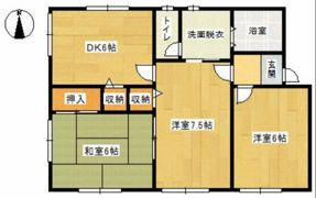 サンビレッジ国府 Dの間取り画像