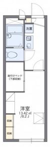 レオパレスコラボレートの間取り画像