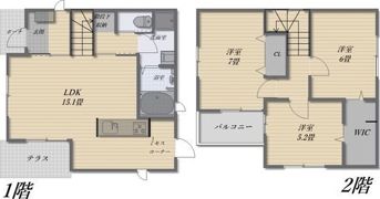 布袋町東コダテックスの間取り画像