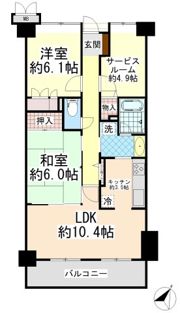 サーパス昭和町の間取り画像