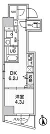 CREATIF秋葉原の間取り画像