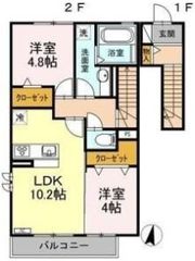 メゾン ド オランジュの間取り画像