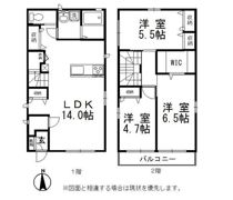 北方戸建て①の間取り画像