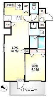 グランディール横浜の間取り画像