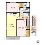 クラージュタウン A/B/Cの間取り画像