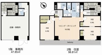 ライオンズマンション日本橋の間取り画像