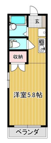 メゾンサンシャインの間取り画像