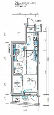 メインステージ成増Ⅱの間取り画像