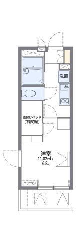 レオパレスu kの間取り画像