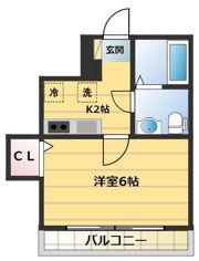 ウエストガーデン所沢の間取り画像
