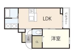 PALAIS広瀬北町の間取り画像