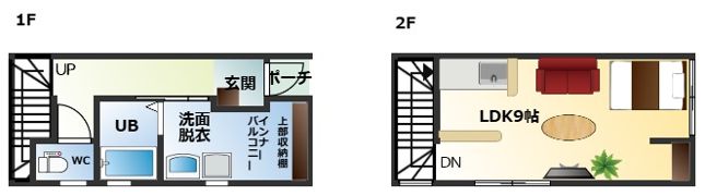ダブリューの間取り画像