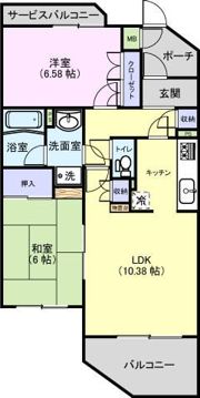 ブライティ広沢の間取り画像