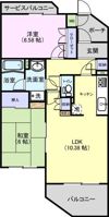 ブライティ広沢の間取り画像