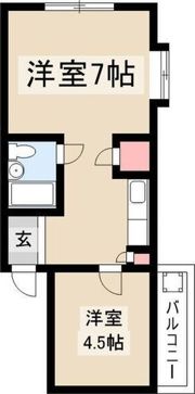 ベルネージュの間取り画像