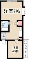 ベルネージュの間取り画像