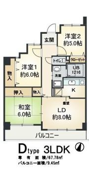 リシャールコートの間取り画像