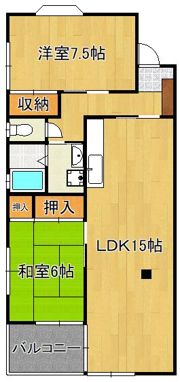 タイムIの間取り画像