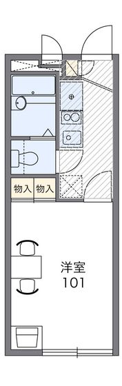 レオパレスフルール和の間取り画像