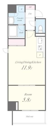Residence Tresor Dieuの間取り画像