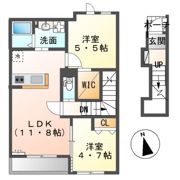 パルティールⅡ・桜香の間取り画像