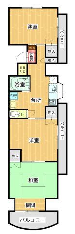 マルイマーガレットの間取り画像