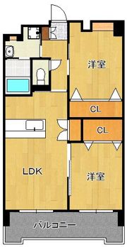 ギャラン鷹の巣の間取り画像