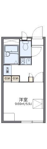 レオパレスカルマードの間取り画像