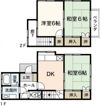 下道貸家Ⅱの間取り画像