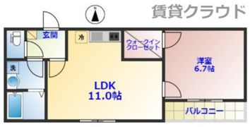 ジーメゾン千葉ウエストの間取り画像