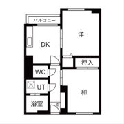 都島岡本マンションの間取り画像