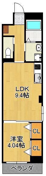 サン・フローラ 三郎丸の間取り画像