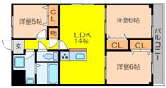 第3山内マンションの間取り画像