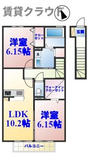 サウスヒルズⅢの間取り画像