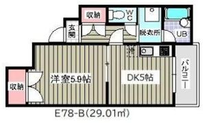 バーデンハイムマサキ（E－078）の間取り画像